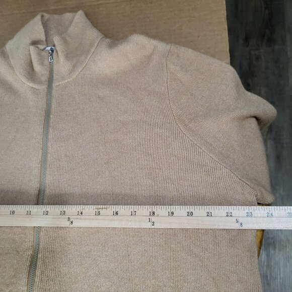 Liz Claiborne Women's XXL Signature Caramel Brown Full Zip Sweater NWT - Picture 12 of 13